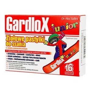 Gardlox Junior zioł.sm.pomar. pastyl.dossa