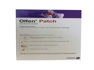 Olfen Patch plast.leczn. 0,14 g 2 plast.
