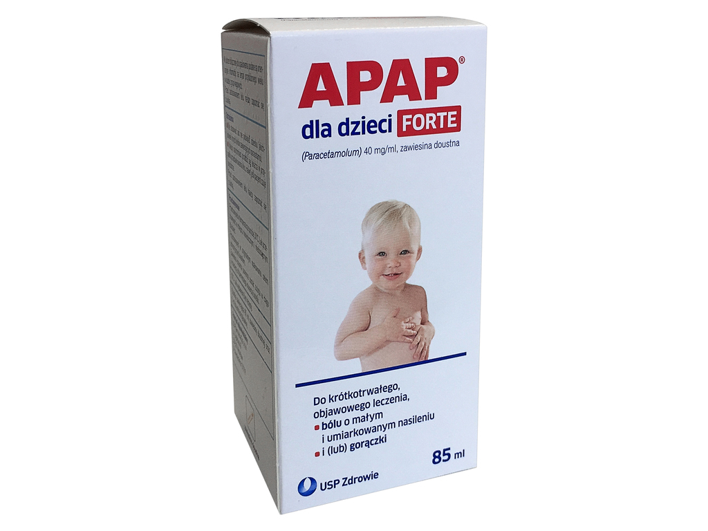 Apap Dla Dzieci Forte 40 Mg Ml Zawiesina Doustna 85 Ml