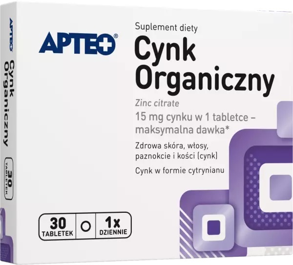 Cynk organiczny APTEO 30 tabl.