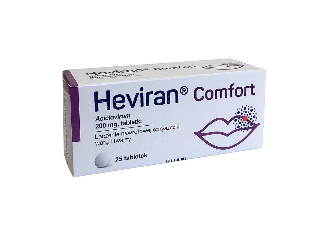 Heviran Comfort 200mg 25tabl.